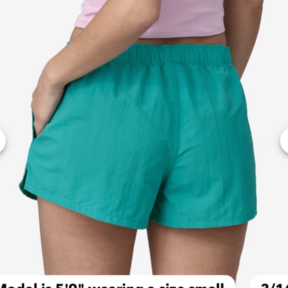 Patagonia Barely Baggies Shorts Subtidal Blue - Picture 2 of 4